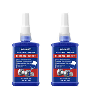 LOOLIFL | Lo0Lifl High-Strength Thread Locking Agent Permanent Screw Locking Adhesive Anti-Vibration and Anti-Loosening Thread Locking Agent for Metal Bolts and Nuts Heavy-Duty Industrial Adhesive for Repair Leak-Proof Rust-Proof Impact-Resistant...