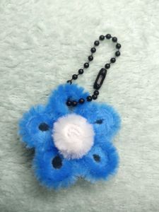 Gantungan Tas Bunga Lucu | Kawat Bulu | Keychain Aesthetic