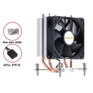 Tản Nhiệt CPU 2 Ống Dẫn Nhiệt X99 Cho Intel LGA 1366 1150 1151 1155 1700 2011 X79 AMD AM3 AM4 - Quạt Tản Nhiệt Bộ Xử Lý PC