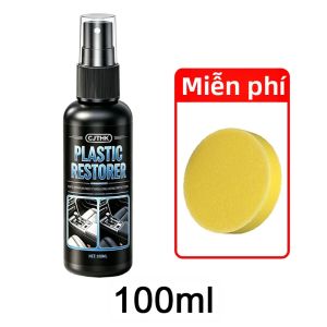 Chất Làm Bóng Nhựa Ô Tô - Phục Hồi Màu Đen Cho Da & Nhựa Ô Tô Lớp Phủ Bền Lâu Dung Tích 30ml/50ml/100ml