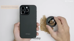 Vòng nhẫn từ tính UAG/PITAKA/ZAGG gấp gọn tay cầm kim loại tương thích sạc từ - Hàng chính hãng