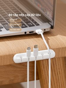 DEHUB | Tổ Chức Dây Sạc Điện Thoại Dán Tường Quản Lý Dây Cáp