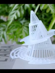 Leisurelife พร้อมส่ง แผ่นตาข่าย ทรงกรวย สำหรับระบายน้ำกระถางต้นไม้