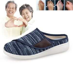 SUPERLI Men Diabetic Shoes Women Wide Feet Swollen Walking Shoes Thumb Eversion Adjusting Soft Comfortable Men Shoes