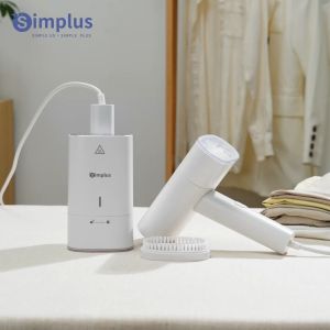 [New Arrival] Simplus Máy hấp quần áo cầm tay công suất cao 1200w bàn ủi hơi nước máy hấp quần áo- Bảo hành 1 năm 1 đổi 1