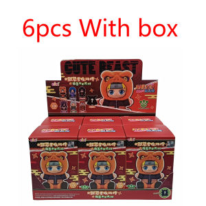 TOPTOY | Authentic Naruto Cute Beast Party Sitting Series Second Round Vinyl Plush Doll Blind Box Decoration Doll Gift