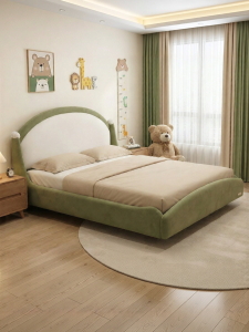 Childrens Fairy Tale Style Fabric Bed 1.5m