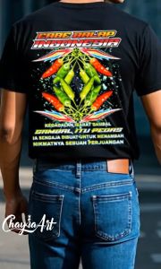 ChayraArt BAJU KAOS PETANI CABE BALAP KEGAGALAN IBARAT SAMBAL KATUN COMBED 24S LENGAN PENDEK DAN PANJANG