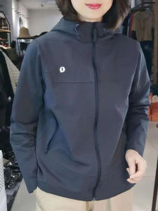 Shalldoer | European Station Spring Autumn New Style Slimming Hooded Zipper Jacket Women Casual Versatile Solid Color Top Fashionable Commute Wind