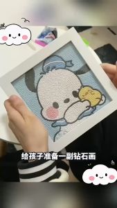 5D DIY Full Round/Square Diamond Painting Set Sanrio Cinnamoroll Cute Cartoon Character Hello Kitty Children gift
