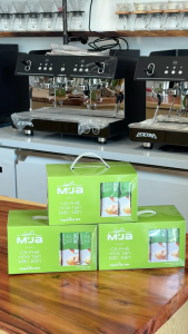 [Premium] Cà Phê Hòa Tan Cao Cấp Cappuccino Dừa M’JA – Đậm Vị Cà Phê Hậu Đắng - Béo Ngọt - Hộp 10 Gói 170G