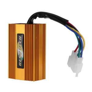 [Vktech] 6Pin Car Parts Motorcycle Ignite System Aluminum Racing DC CDI Bike ATV Quad Buggy