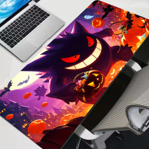 Bandai | Tấm Lót Chuột Cỡ Lớn Dành Cho Game Thủ - Thiết Kế Anime Pokemon Pikachu Gengar Chất Liệu Cao Su Bền Bỉ Dùng Được Cho Bàn Phím & Bề Mặt Chơi Game
