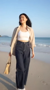 Jeans 8809 Celana Jeans Panjang Wanita Baggy Jeans Pinggang HighWaist Celana Jeans Wanita Oversize