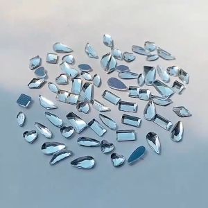 50Pcs Mini Small Crystal Nail Art Jewelry / Washable Grid Ironing Shaped Nail Art Jewelry / nail rhinestone jewelry迷你异形钻