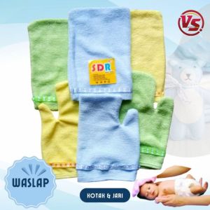 Waslap Bayi Murah Jari dan Kotak Handuk Bayi/Perlengkapan Lap Mandi Bayi newborn-Vegasus Store(COD)