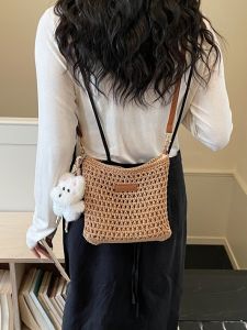 TANGKOU | Lightweight Casual Summer Straw Weaving Shoulder Bag