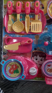 Bộ đồ chơi nấu ăn cho bé – Dụng cụ nhà bếp mini nhiều màu sắc cho bé gái và bé trai