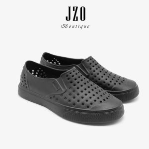 [Mẫu mới 2022 - Phom nhỏ] Giày nhựa URBAN nam nữ đi mưa đi biển D2201 - Đen trơn