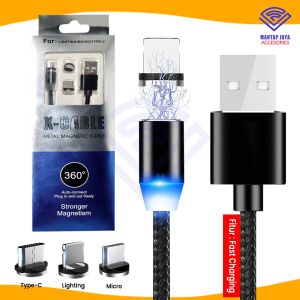 [COD] KABEL DATA MAGNET 3IN1 KABEL CHARGER MAGNETIC