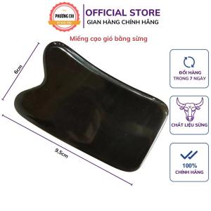 Miếng cạo gió sừng trâu đen dùng đánh gió Giải cảm giúp lưu thông khí huyết - Mỹ Nghệ Phương Chi