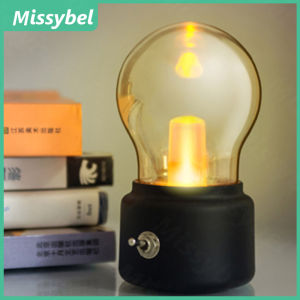 Classic LED lamp retro USB rechargeable high brightness energy-saving night lamp creative bedside lamp ambient lamp table lamp decorative lamp