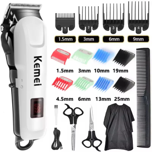 Kemei Electric Hair Clipper Hair Cut Maching Wireless Trimmer men Professional Clipper Machine Rechargeable Hair Cut Barber 809A
