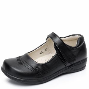Girls Patent Leather Shoes Children Student Single Shoes Kid School Black Leather Shoes Classic Performance Shoes 26-40