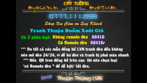 Đồng hồ Lịch Vạn Niên tranh đèn treo tường hiệu Cát Tường_tranh Thuận Buồm Xuôi Gió 68416_KT68x44x7cm_Có 2 loại (Không remote đèn và Có remote đèn)