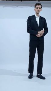 Code Male 2In1 Setelan Jas Blazer Pria Dan Celana Formal Pria Hitam Premium