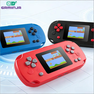 GAMINJA GC31 Retro Mini Handheld Video Game Console Portable TFT Color Screen 8Bit Game Player Built-in 128 Games