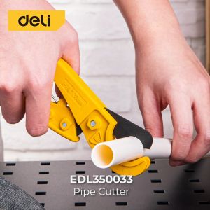 Deli Pipe Cutter /Gunting Pipa 33 mm Plastik+Baja EDL350033 /Alat Perkakas