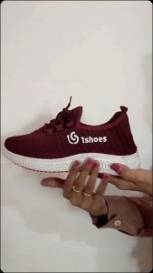 NW058 Sepatu Wanita Tali Motif 1Shoes Import Sneakers All Color