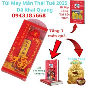 Túi Thái Tuế May Mắn Giải Thái Tuế Năm 2025 Cho Tuổi Dần Thân Tỵ Hợi