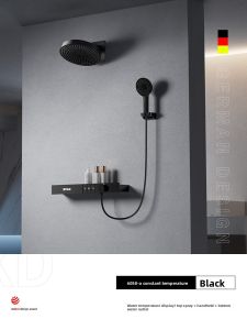DXD | Temperature Control Shower Set with Lift Platform and Concealed Installation