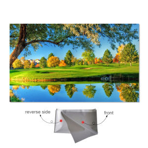 Borderless anti light screen available in multiple sizes of 60-120 inches capable of projection even during the day