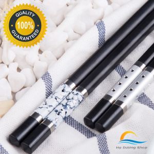 [10 Đôi] Đũa Ăn Cơm Cao Cấp Chống Mốc Kháng Khuẩn Kiểu Nhật Bản Khảm Đá Sang Trọng HADU Mẫu Đũa Chấm Bi Và Vân Đá Bộ 10 Đôi Đũa Cao Cấp - Lazada