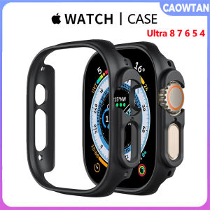 Matte Cover Case for Apple Watch Ultra 49mm 8 45mm 41mm Hard PC Bumper Protective Case Frame for I Watch Serie 8 7 45mm 41mm 49mm