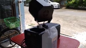 เครื่องทำหิมะส่ายอัตโนมัติ 2000W ทำหิมะเทียมงานปีใหม่คริสต์มาส