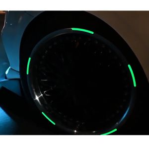 Bộ 20 Miếng Dán Phản Quang Cảnh Báo An Toàn Chống Trầy Trang Trí Bánh Xe Hơi / Xe Máy-NIEVE