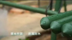 Horticultural scaffolding plastic coated steel pipe plant planting growth support pole garden