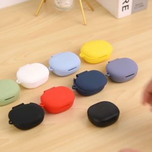 Soft Case Silikon TWS Anker Soundcore R50i / P20i dan Anker Soundcore R50i NC / P30i Cover Silicone Protective Casing + Carabiner