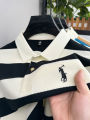 TUCANO Premium Cotton Striped POLO Shirt Men's Short Sleeve Embroidered Top Breathable Modern Style Summer New Arrival. 
