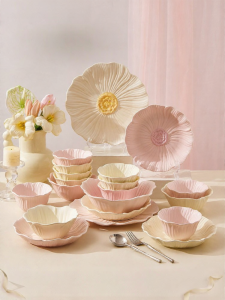 MODERN SWEETHOME | Underglaze Colored Beautiful Dinnerware Set
