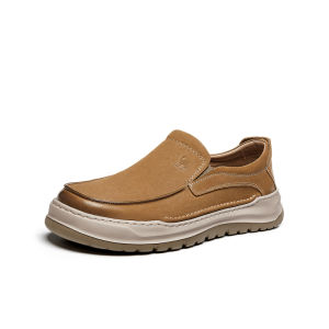 CAMEL | Comfortable Retro Loafer Shoes Low Cut