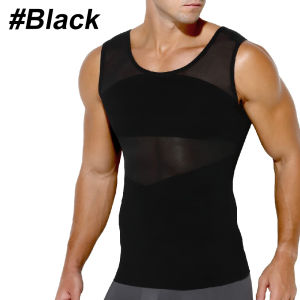 1PCS Slimming Body Shaper Compression Tank Top for Men Tummy Control Waist Trainer Vest Athletic Workout Shapewear Undershirt