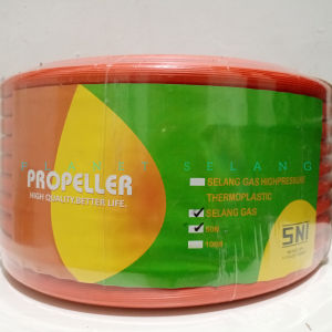 Selang Gas Per 50 Meter 17 MM ORANGE Selang Hawa motor 2 Lapis Tebal Selang Gas 1 Roll Selang Gas LPG Murah