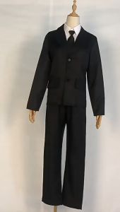 Dazai Osamu Cosplay Costume Anime Bungo Stray Dogs Black Jacket Halloween Christmas Suits Coat Full set