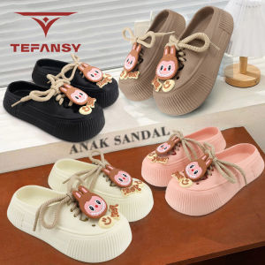 Tefansy Sandal Baim Anak Perempuan Sepatu Sendal Kodok FUJI Warna Motif Kartun 4-7 Tahun