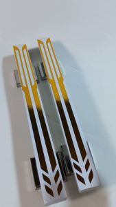 1set lock body kunci dan 2buah gagang handle pintu rumah minimalis pilihan panjang 33cm 45cm dan 60cm bahan stainless untuk pintu depan dan kamar daun pintu 1
